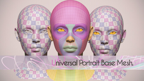 Universal Face Topology - BaseMesh