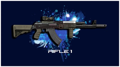 FPS Gun 4K - Rifle 1