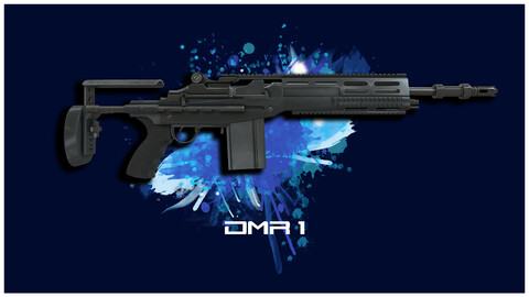 FPS Gun 4K - Dmr 1