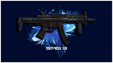 FPS Gun 4K - Smg 3