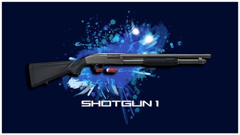 4K Weapons Mega Pack - Shotgun 1