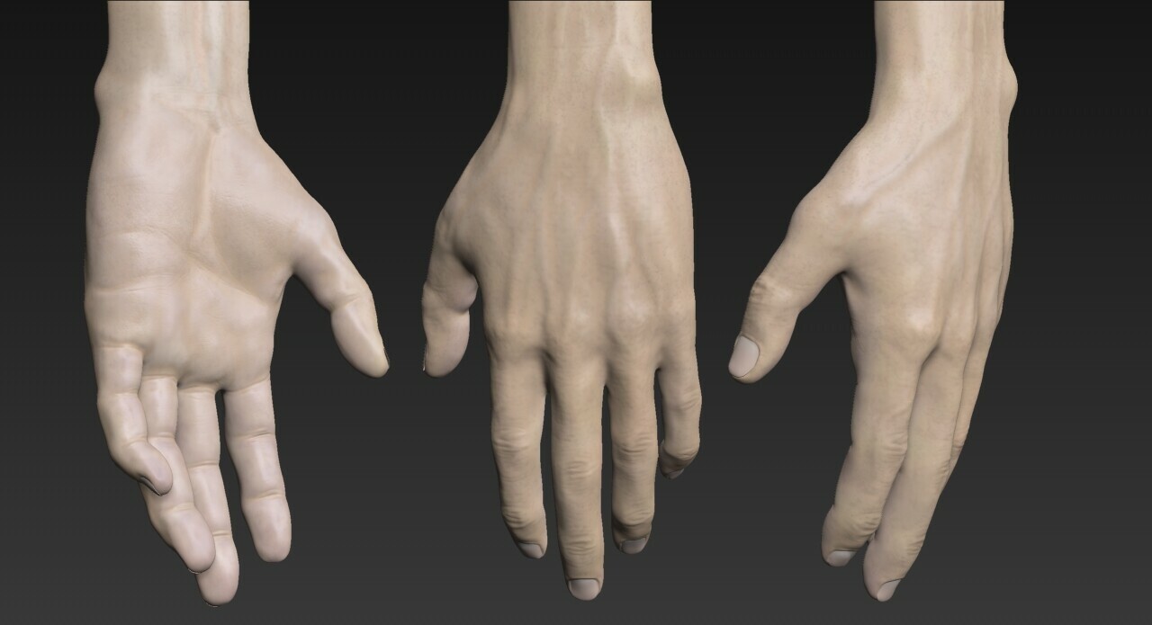 ArtStation - Realistic Hands | Game Assets