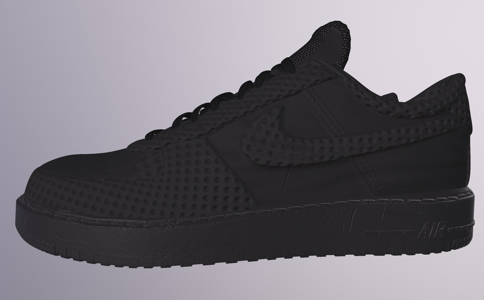 revelación Exitoso creencia ArtStation - NIKE AIR FORCE 1 CUSTOM SHOES low-poly PBR | Game Assets