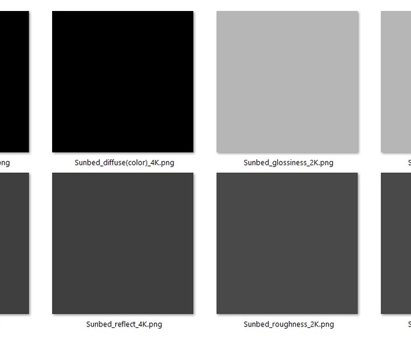 ArtStation Sunbed Black Metal Sun Lounger Resources