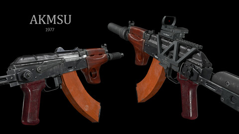 AKMSU (game ready 3d model)