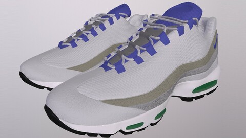 NIKE AIRMAX 95 SHOES low-poly PBR