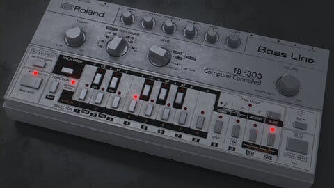 TB-303 Bass Line Synthesizer Model