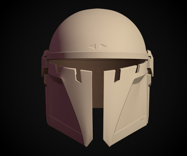 ArtStation - Printable mandalorian art helmet (STL) | Resources