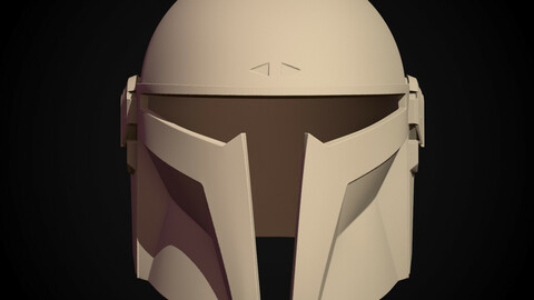 Printable Mandalorian art helmet (STL)