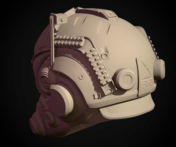 ArtStation - Printable TitanFall Pilot Helmet | Resources