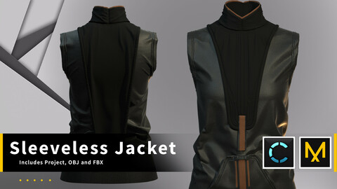Sleeveless jacket