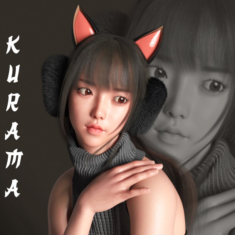 ArtStation - Kurama For Genesis 8 Female | Resources