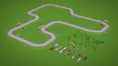 Race Track Collection for Games