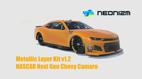 Neonizm Texture Tool Kit - iRacing NASCAR Next Gen Chevy Camaro