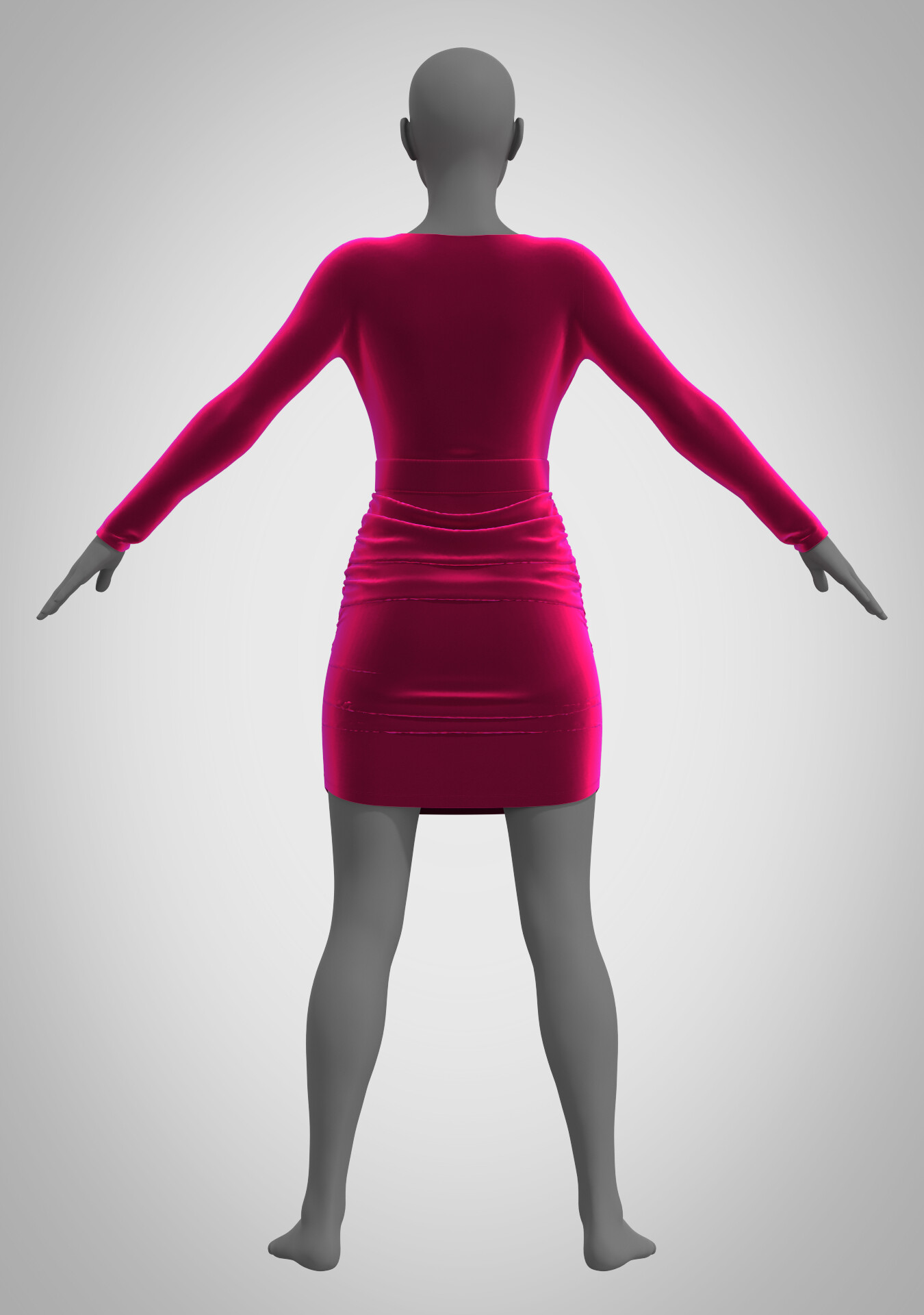ArtStation - MARGOT mini dress / CLO 3D / Marvelous Designer + OBJ ...