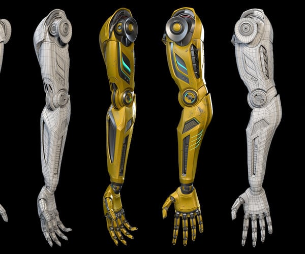 ArtStation - ROBOT MECH ARM - RIGGED 3D model | Resources