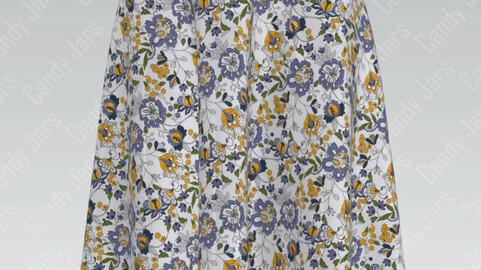 Free skater skirt 3D model