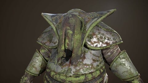 Swamp Guardian Low-poly 3D model