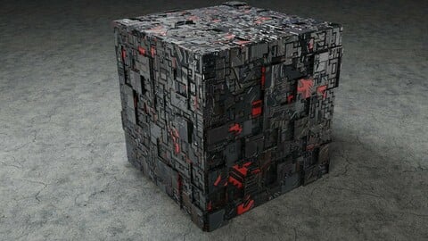 sci-fi cube