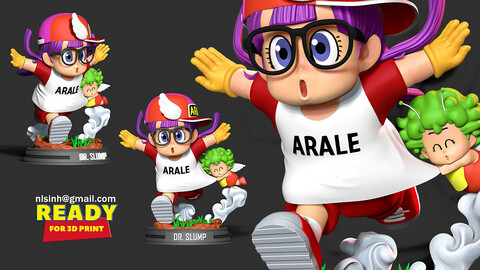 Arale and Gatchan