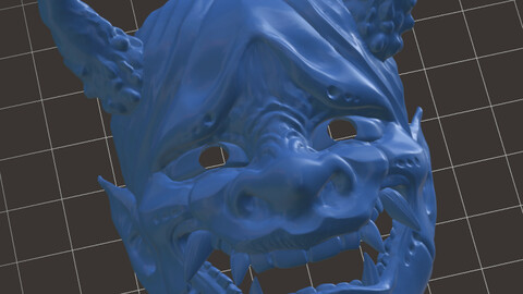 ArtStation - ONI mask 3D file | Resources