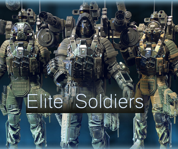 ArtStation - Elite Soldiers | Game Assets