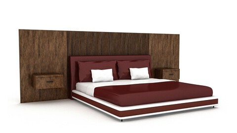 3d modern bed design 01