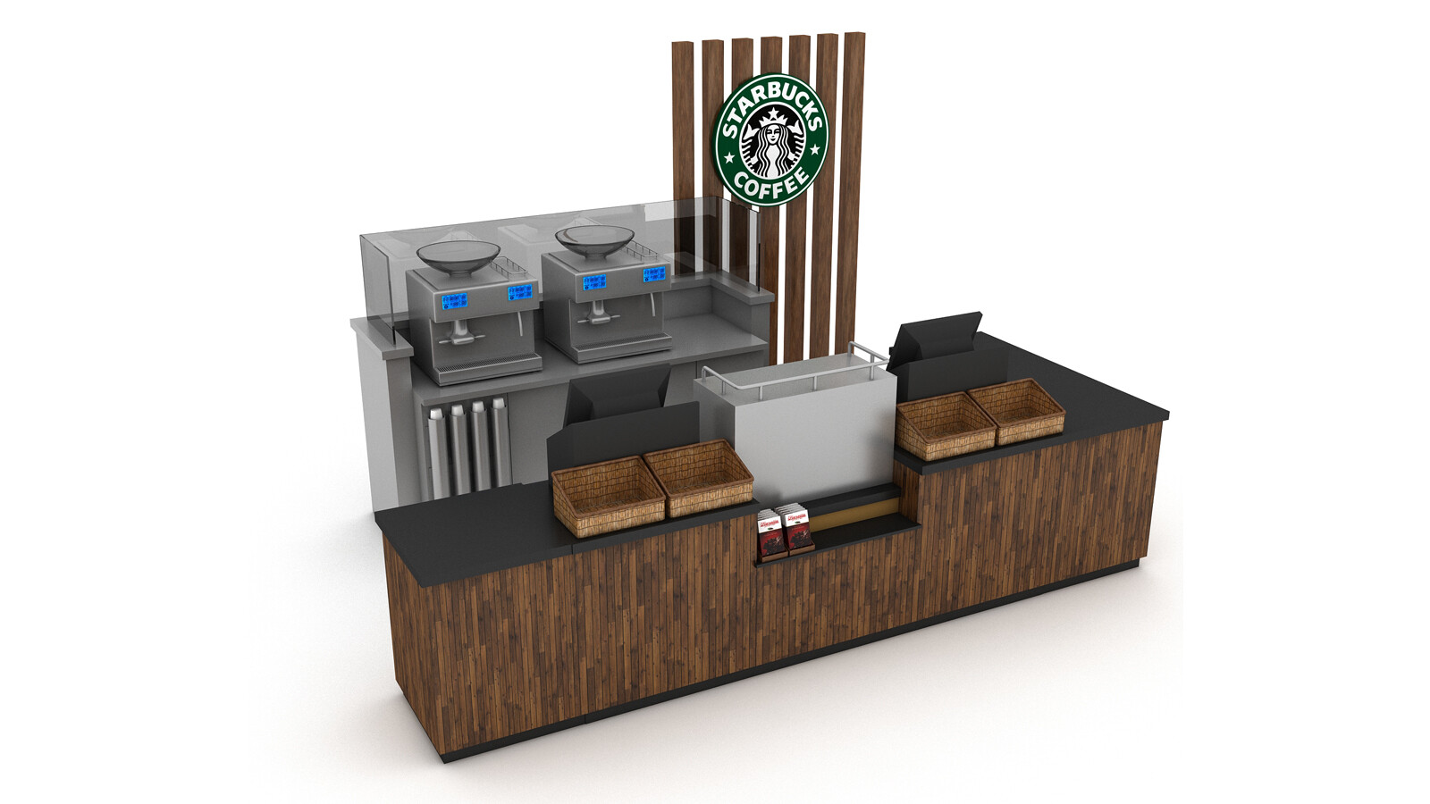 Coffee I Kiosk Model I Coffee Shop | 3D model