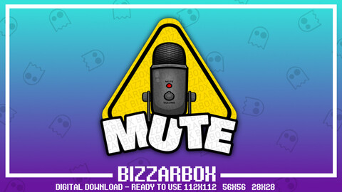 Twitch Emote: Mic Mute Warning