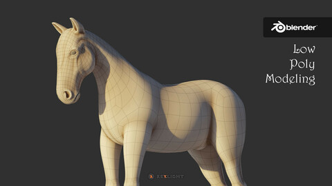 Modeling a Horse in Blender (+ 3d Model)