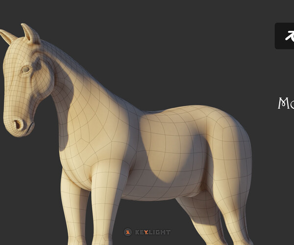 ArtStation Modeling a Horse in Blender (+ 3d Model) Tutorials