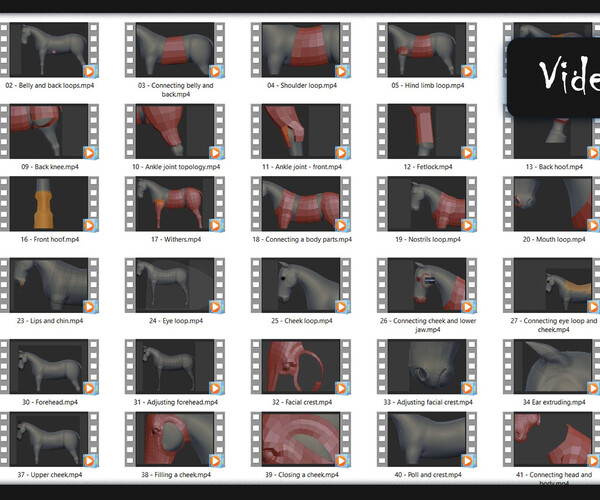 ArtStation Modeling a Horse in Blender (+ 3d Model) Tutorials