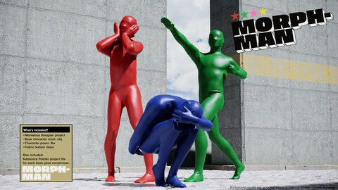 Morph-Man - Marvelous Designer project file