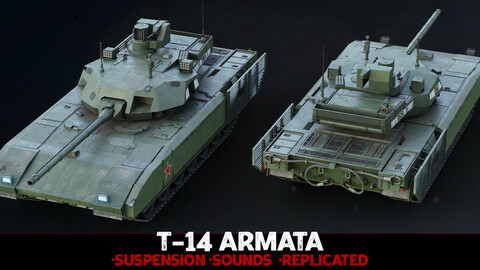 T-14 Armata Tank - Advanced Blueprint [UE4]