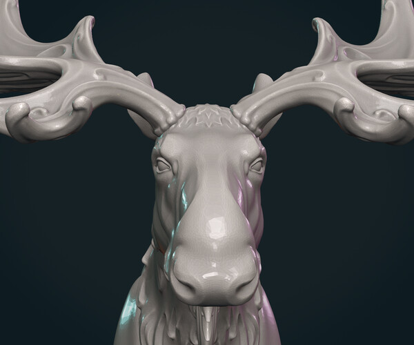 ArtStation - Moose sculpture | Resources