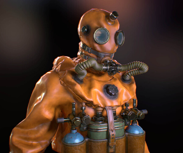 ArtStation - Diver 2 | Game Assets