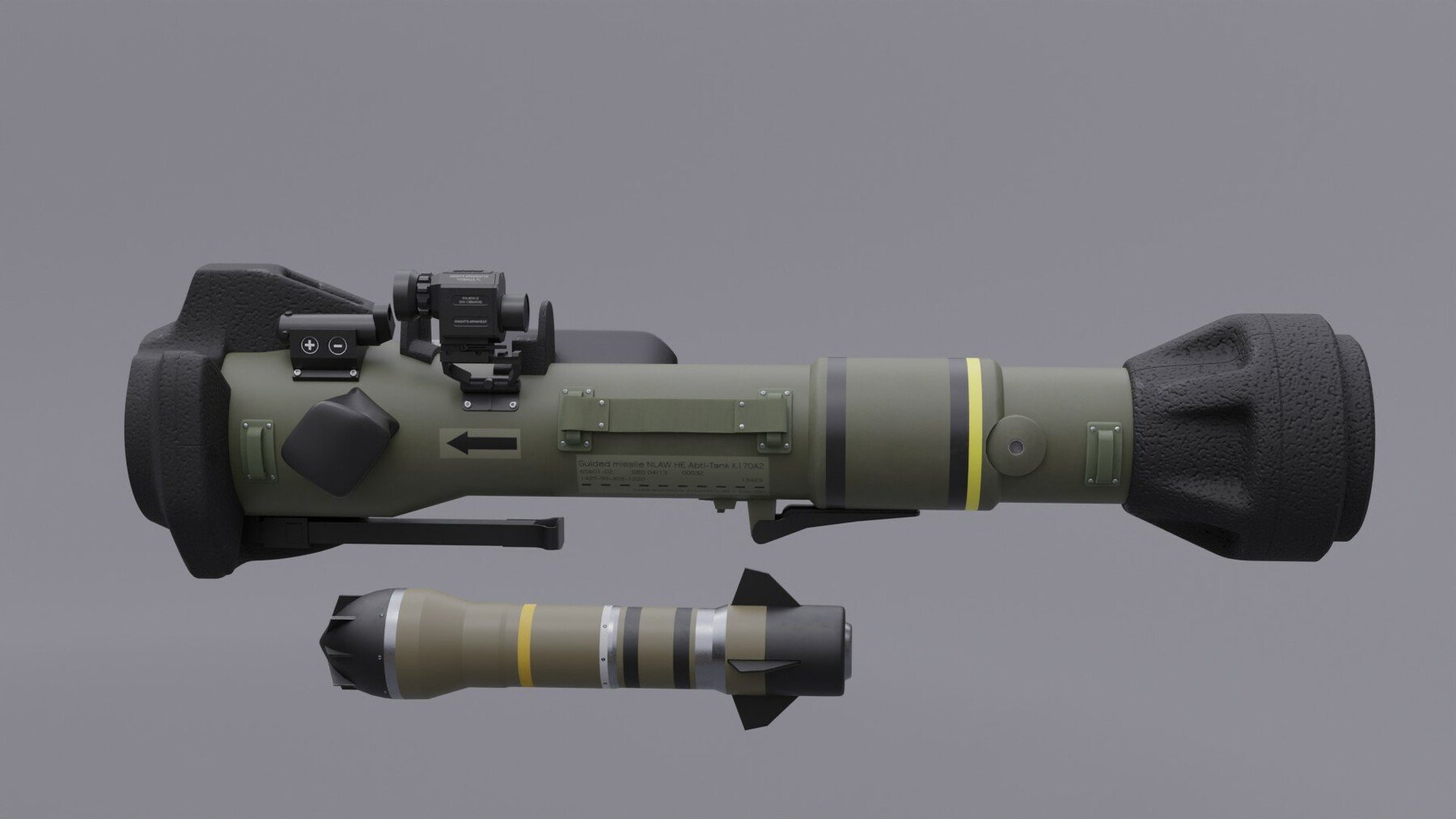 ArtStation NLAW Next Generation Light Anti Tank Weapon Game Assets   File 