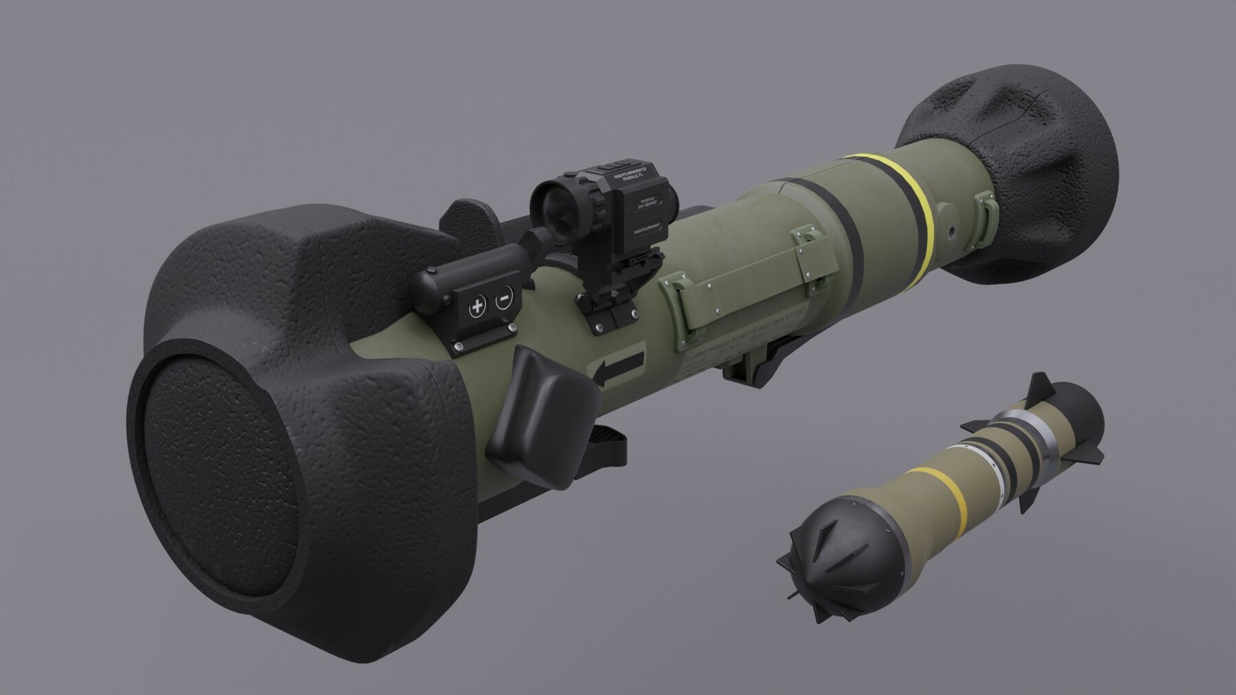 ArtStation NLAW Next Generation Light Anti Tank Weapon Game Assets   File 