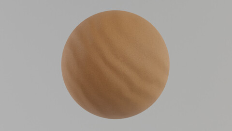 Orange Wavy Sand PBR Texture