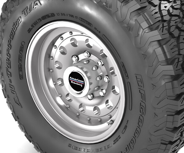 ArtStation OFF ROAD WHEEL AND TIRE 5 Resources