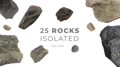 Rock Isolated Images