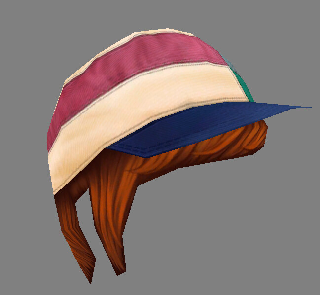 ArtStation - Male hat and hair | Game Assets