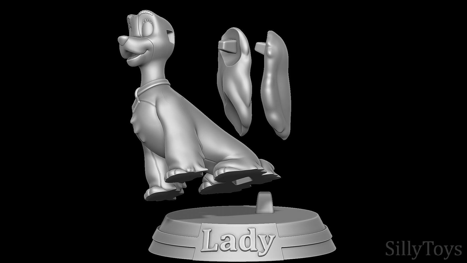 3d lady