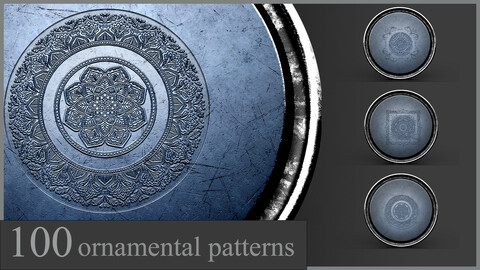 ornamental patterns and brush _Vol.1