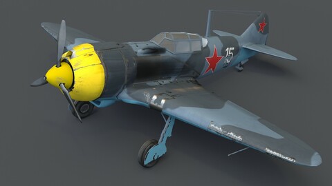 LA-5FN WWII Soviet Fighter Aircraft