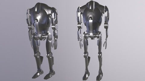 STAR WARS SUPERDROID low-poly PBR