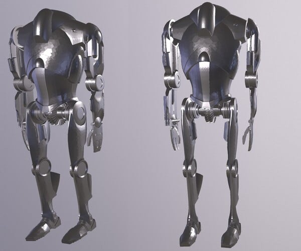 ArtStation - STAR WARS SUPERDROID low-poly PBR | Game Assets