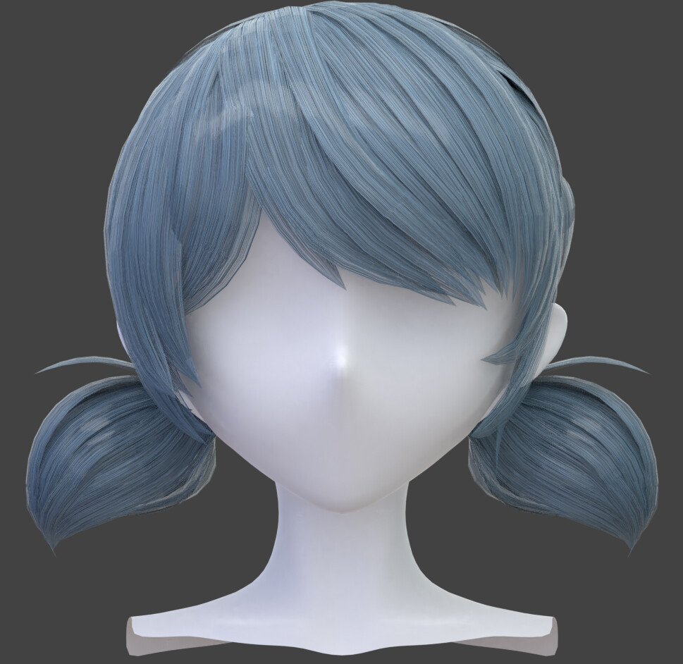 ArtStation - Anime Boy Hairstyles Pack (.Blend Files) | Game Assets