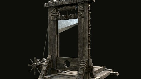 GUILLOTINE TORTURE EXECUTION TORMENT TOOL AAA CONSTRUCTION