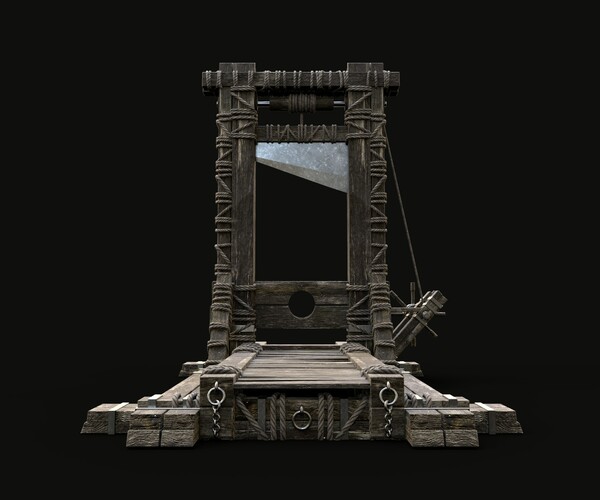 ArtStation - GUILLOTINE TORTURE EXECUTION TORMENT TOOL AAA